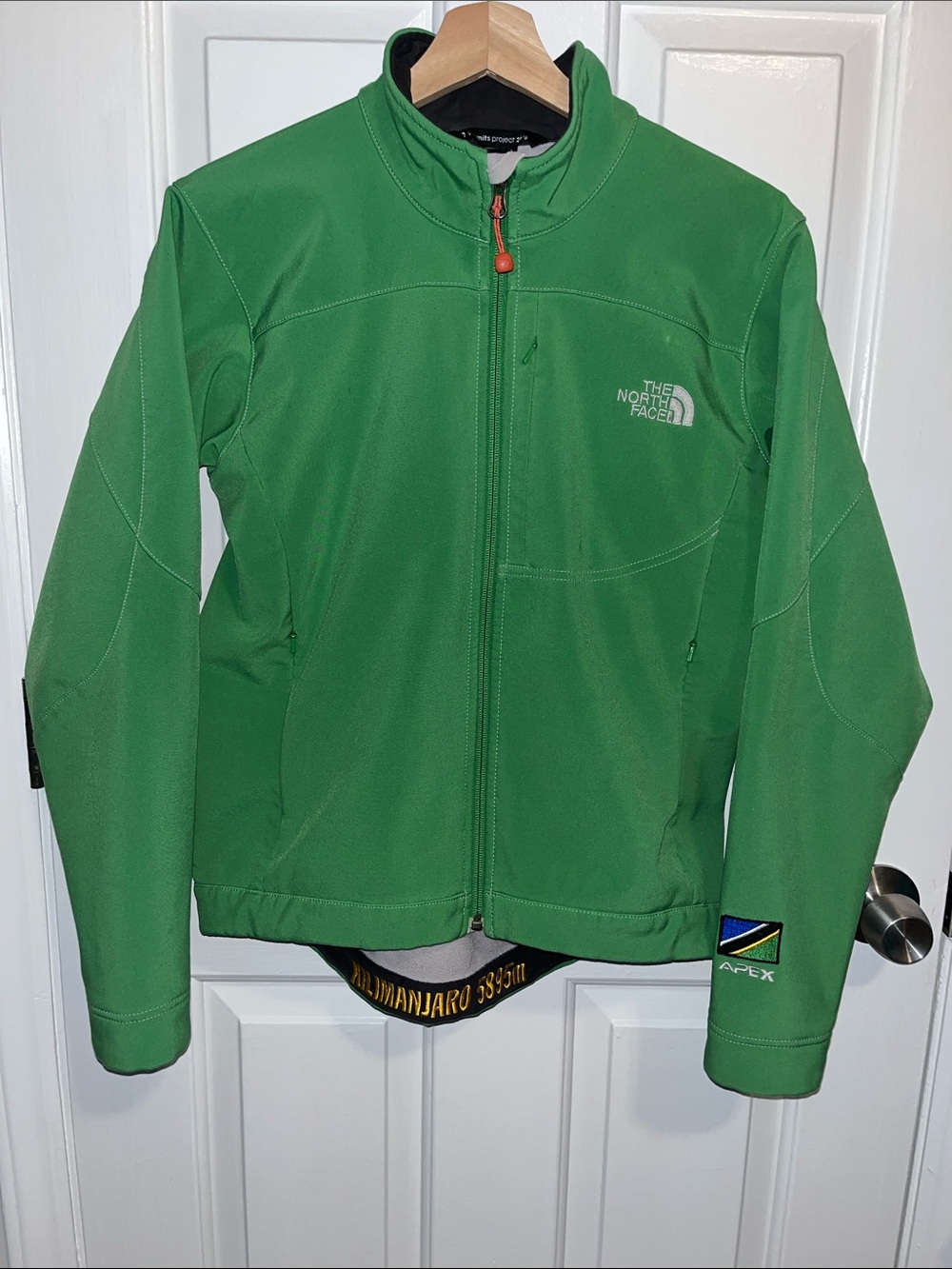 The North Face Bright Green Apex Softshell Jacket 7 Summits Project
